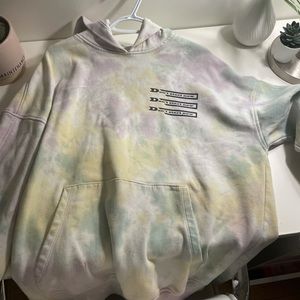 Tie die hoodie